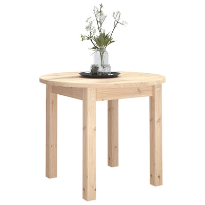 Coffee Table Ø 55x45 cm Solid Wood Pine Payday Deals