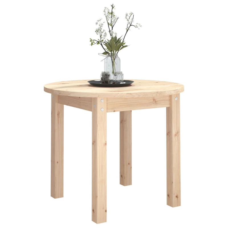 Coffee Table Ø 55x45 cm Solid Wood Pine Payday Deals