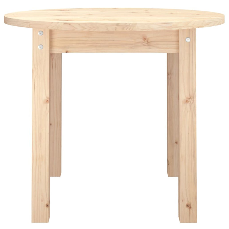 Coffee Table Ø 55x45 cm Solid Wood Pine Payday Deals