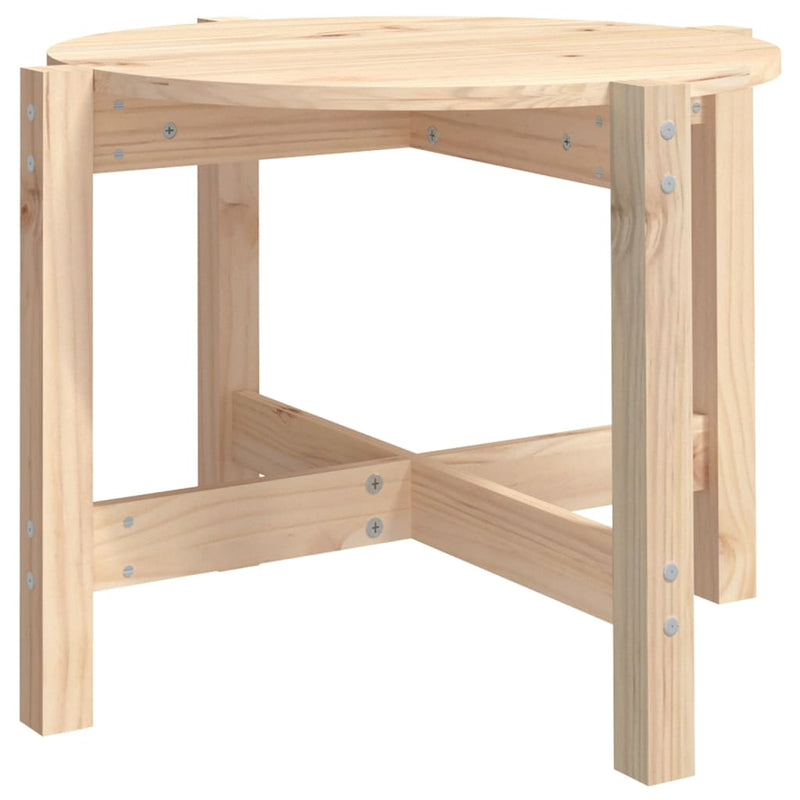 Coffee Table Ø 62,5x45 cm Solid Wood Pine Payday Deals