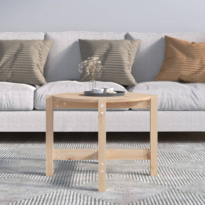 Coffee Table Ø 62,5x45 cm Solid Wood Pine Payday Deals