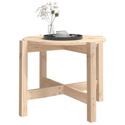 Coffee Table Ø 62,5x45 cm Solid Wood Pine Payday Deals
