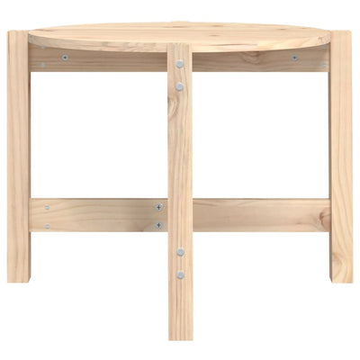 Coffee Table Ø 62,5x45 cm Solid Wood Pine Payday Deals