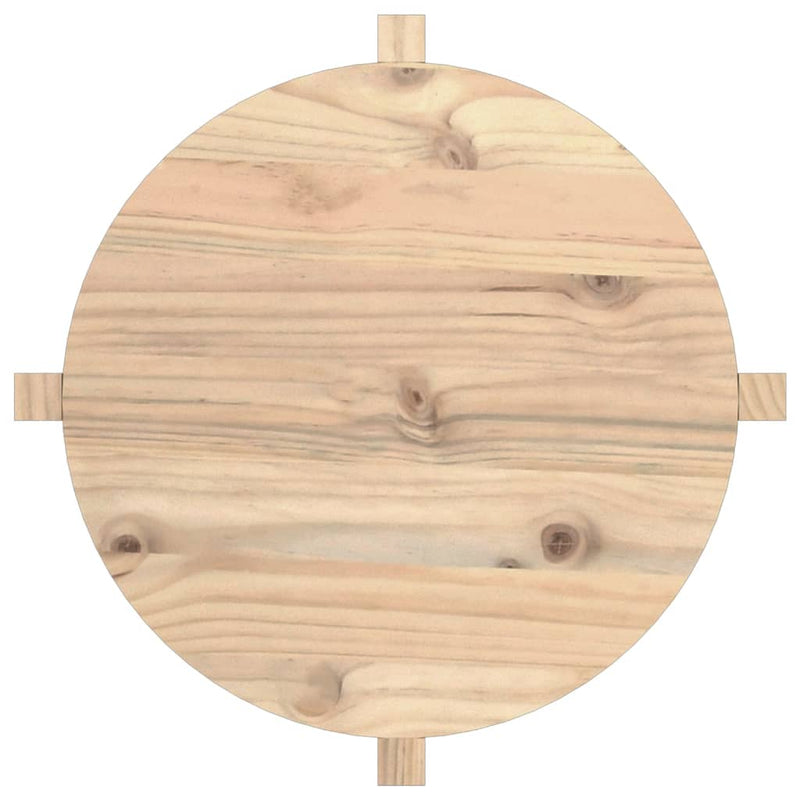 Coffee Table Ø 62,5x45 cm Solid Wood Pine Payday Deals