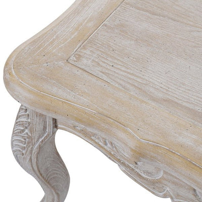 Coffee Table Oak Wood Plywood Veneer White Washed Finish Payday Deals