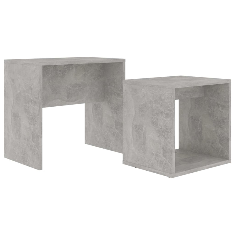 Coffee Table Set Concrete Grey 48x30x45 cm Engineered Wood Payday Deals