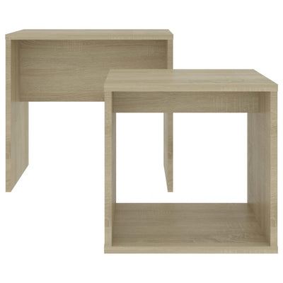 Coffee Table Set Sonoma Oak 48x30x45 cm Engineered Wood Payday Deals