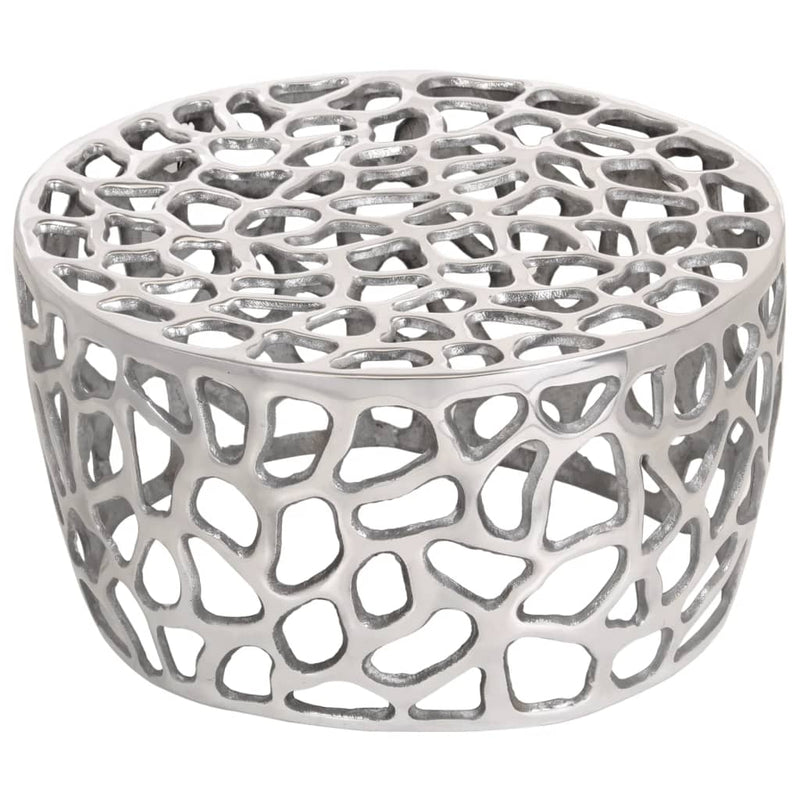 Coffee Table Silver Ø55x31 cm Aluminium Payday Deals