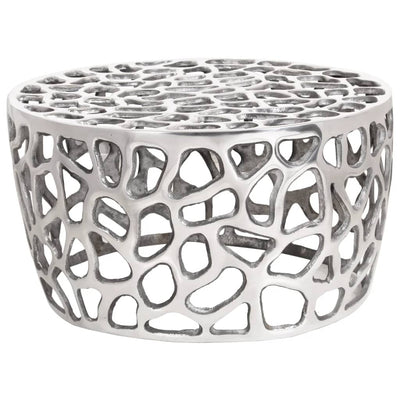Coffee Table Silver Ø55x31 cm Aluminium Payday Deals