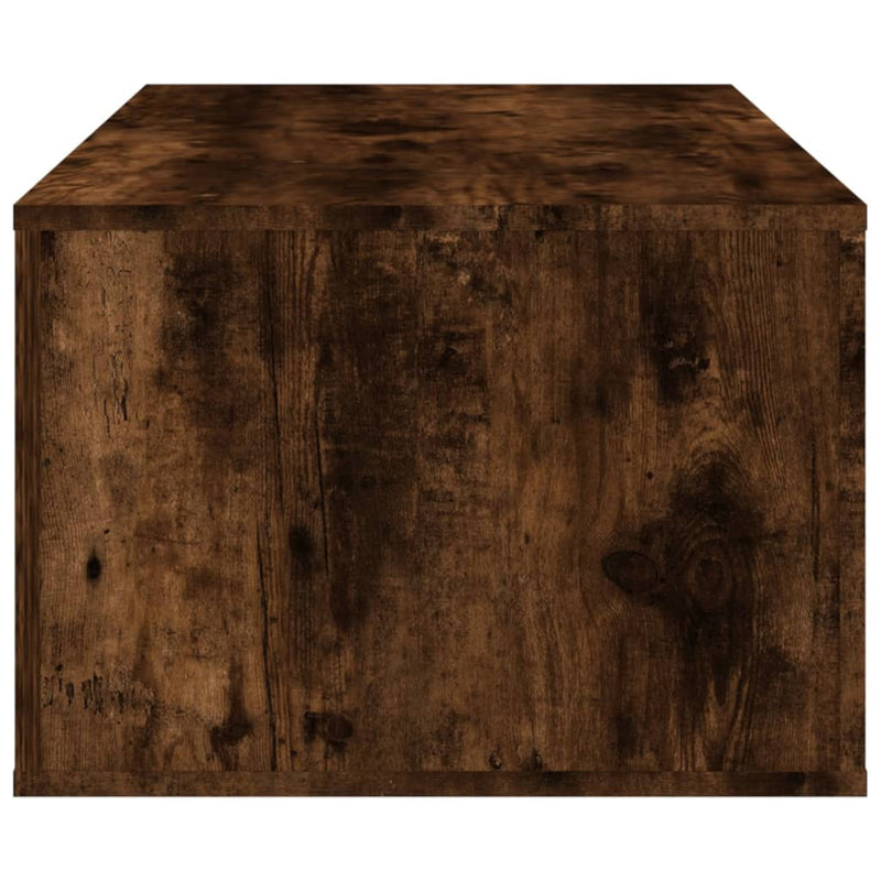 Coffee Table Smoked Oak 100x50.5x35 cm Engineered Wood Payday Deals