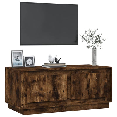 Coffee Table Smoked Oak 102x50x44 cm Engineered Wood Payday Deals