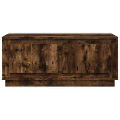 Coffee Table Smoked Oak 102x50x44 cm Engineered Wood Payday Deals