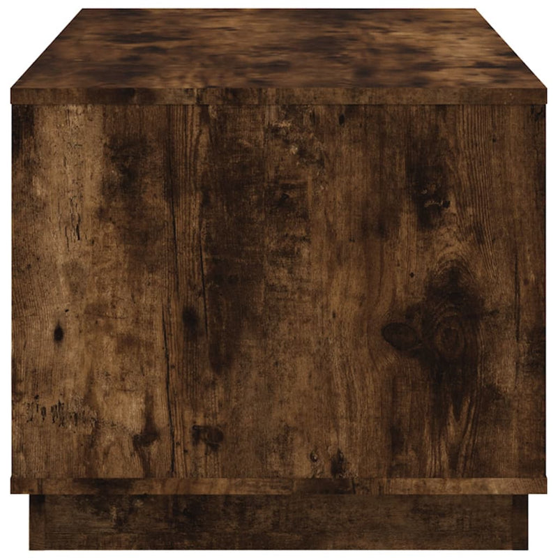 Coffee Table Smoked Oak 102x50x44 cm Engineered Wood Payday Deals