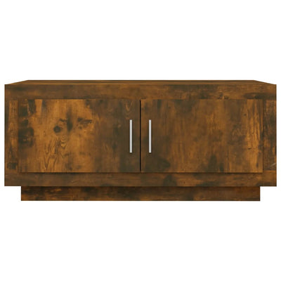 Coffee Table Smoked Oak 102x50x45 cm Engineered Wood Payday Deals