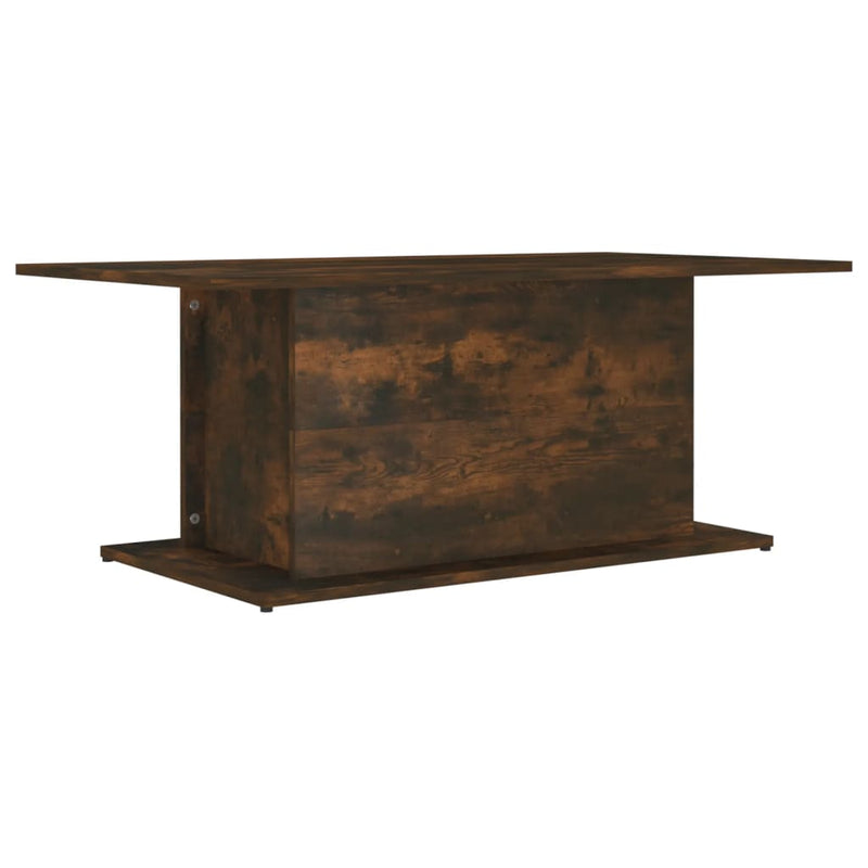 Coffee Table Smoked Oak 102x55.5x40 cm Engineered Wood Payday Deals
