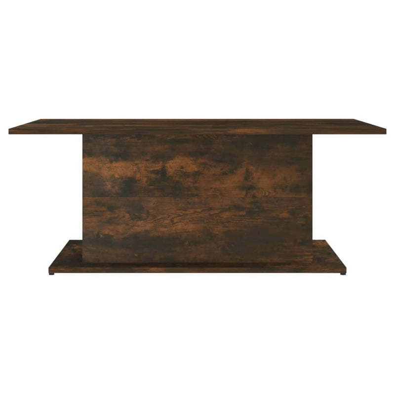 Coffee Table Smoked Oak 102x55.5x40 cm Engineered Wood Payday Deals