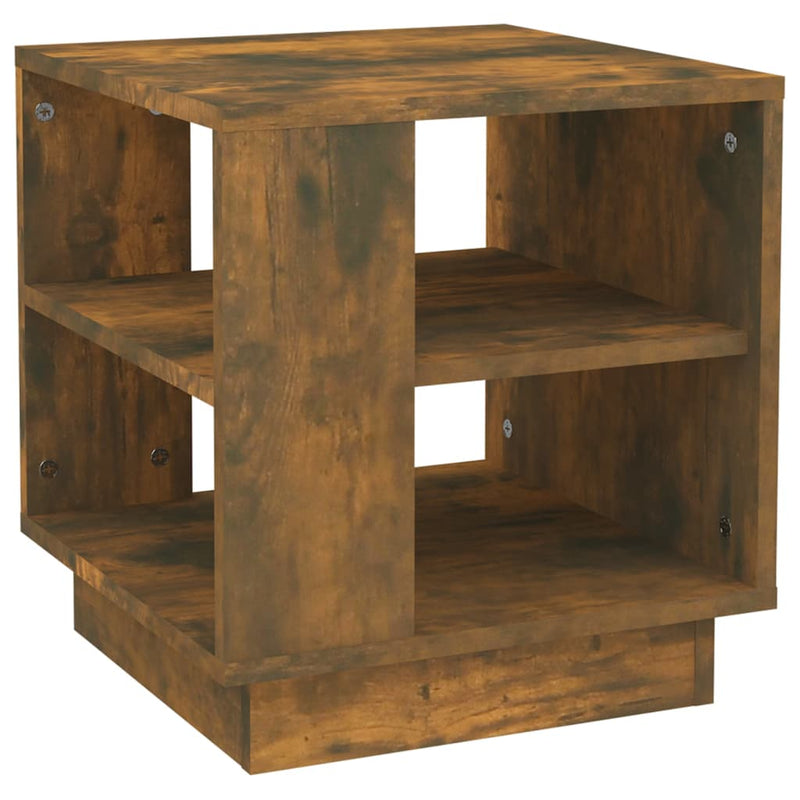 Coffee Table Smoked Oak 40x40x43 cm Engineered Wood Payday Deals