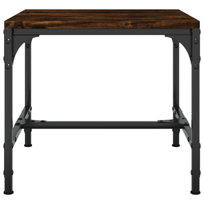 Coffee Table Smoked Oak 50x50x35 cm Engineered Wood Payday Deals