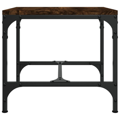 Coffee Table Smoked Oak 50x50x35 cm Engineered Wood Payday Deals
