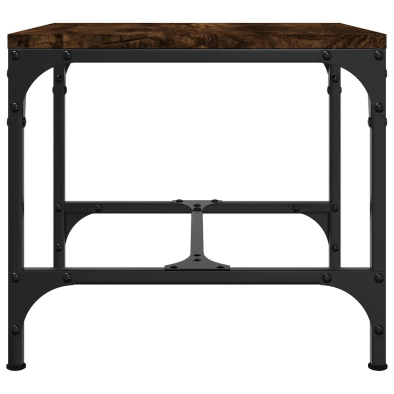 Coffee Table Smoked Oak 50x50x35 cm Engineered Wood Payday Deals