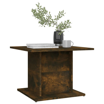 Coffee Table Smoked Oak 55.5x55.5x40 cm Engineered Wood Payday Deals
