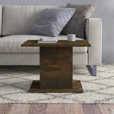 Coffee Table Smoked Oak 55.5x55.5x40 cm Engineered Wood Payday Deals