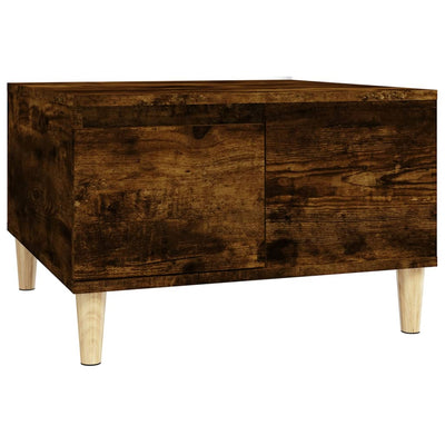 Coffee Table Smoked Oak 55x55x36.5 cm Engineered Wood Payday Deals