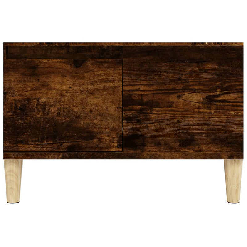 Coffee Table Smoked Oak 55x55x36.5 cm Engineered Wood Payday Deals