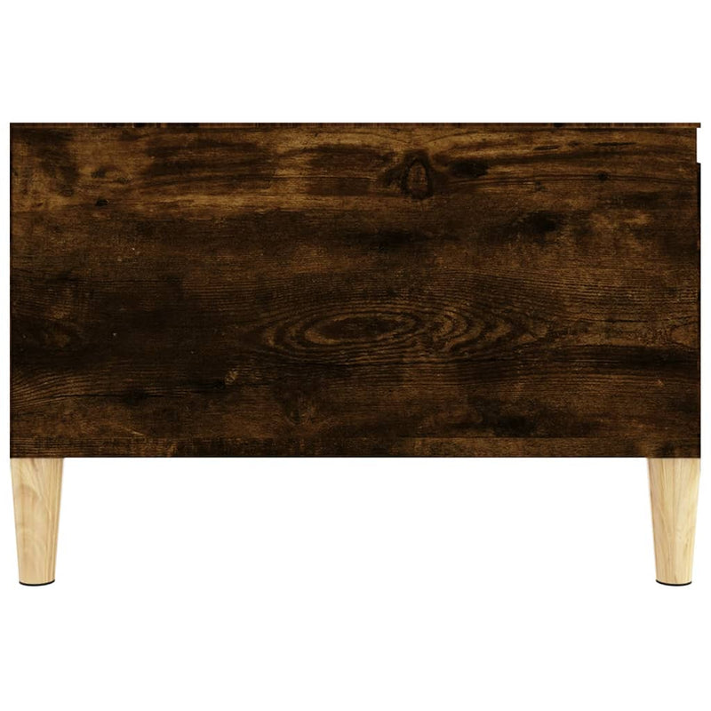 Coffee Table Smoked Oak 55x55x36.5 cm Engineered Wood Payday Deals