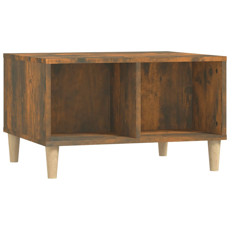 Coffee Table Smoked Oak 60x50x36.5 cm Engineered Wood Payday Deals
