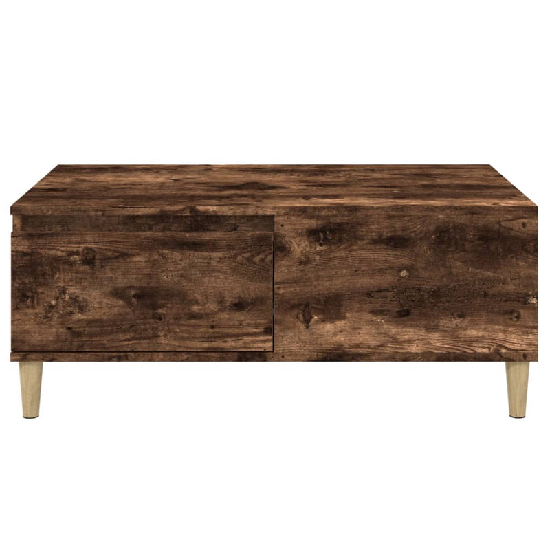 Coffee Table Smoked Oak 90x50x36.5 cm Engineered Wood Payday Deals