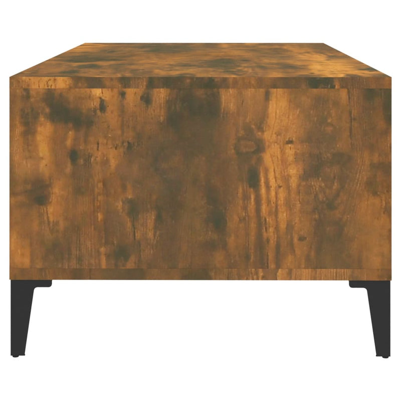 Coffee Table Smoked Oak 90x50x36.5 cm Engineered Wood Payday Deals