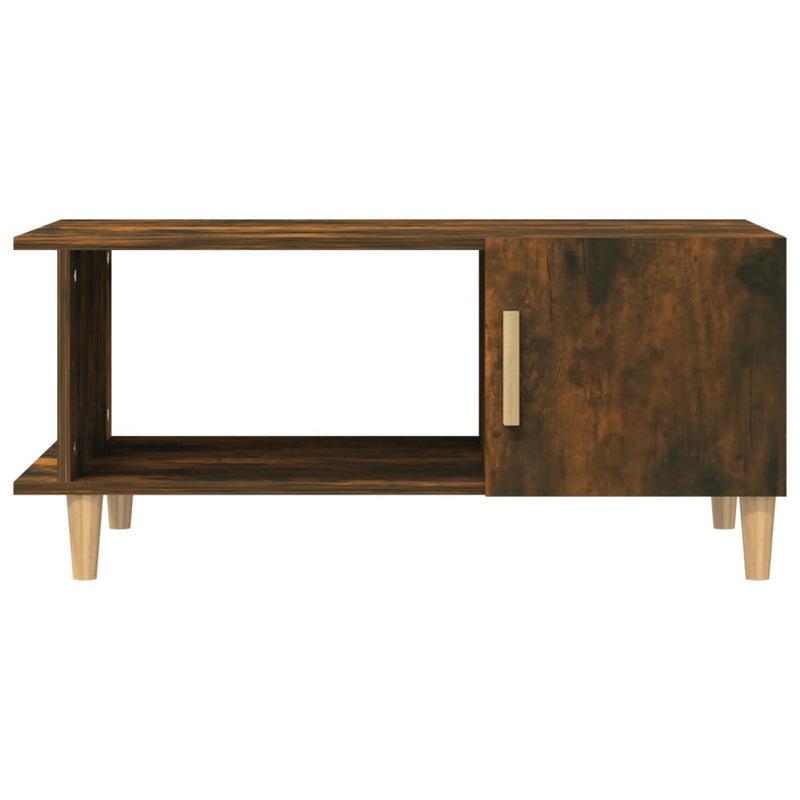 Coffee Table Smoked Oak 90x50x40 cm Engineered Wood Payday Deals