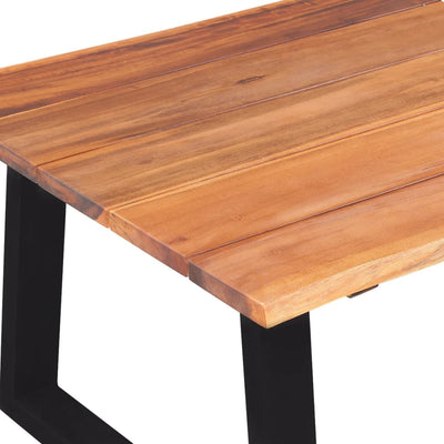 Coffee Table Solid Acacia Wood 110x60x40 cm Payday Deals