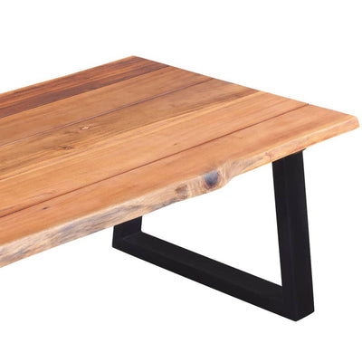 Coffee Table Solid Acacia Wood 110x60x40 cm Payday Deals