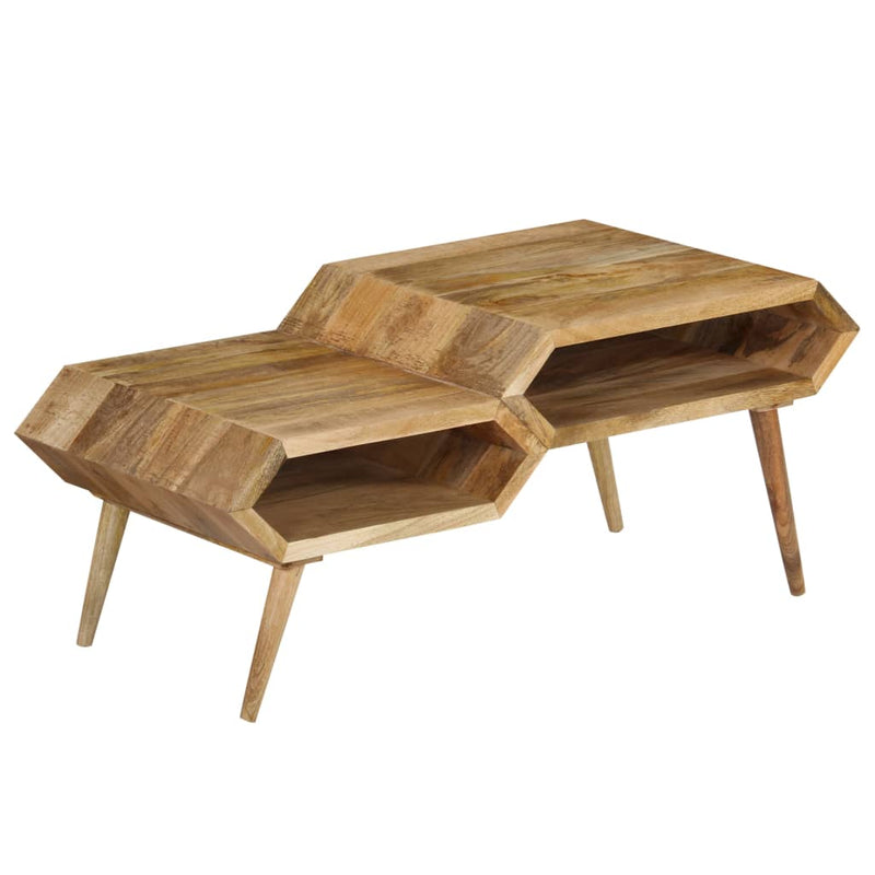 Coffee Table Solid Mango Wood 104x50x45 cm Payday Deals