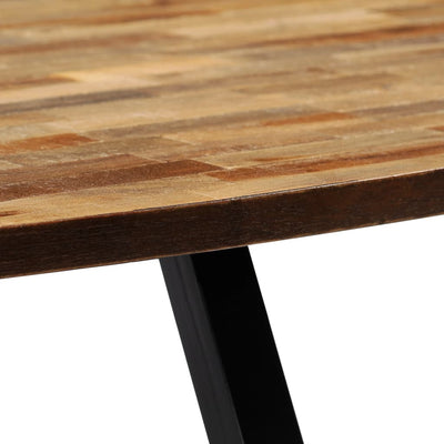 Coffee Table Solid Reclaimed Teak Oval 120x60x30 cm Payday Deals