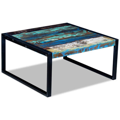 Coffee Table Solid Reclaimed Wood 80x80x40 cm Payday Deals