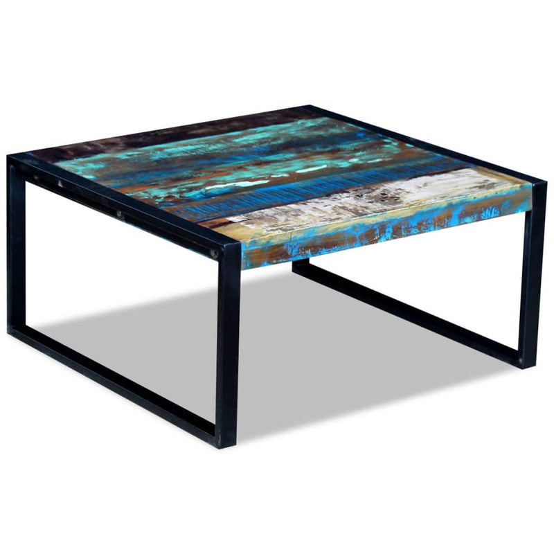 Coffee Table Solid Reclaimed Wood 80x80x40 cm Payday Deals