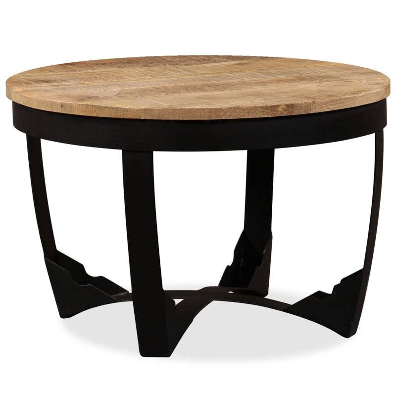 Coffee Table Solid Rough Mango Wood 60x40 cm Payday Deals