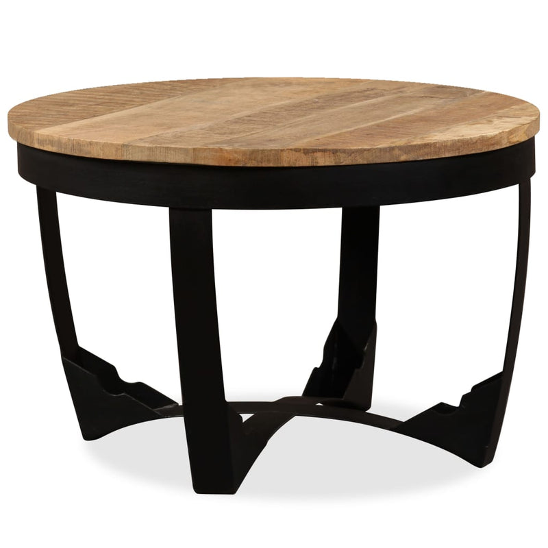 Coffee Table Solid Rough Mango Wood 60x40 cm Payday Deals