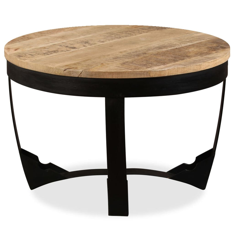 Coffee Table Solid Rough Mango Wood 60x40 cm Payday Deals