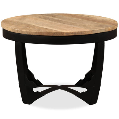 Coffee Table Solid Rough Mango Wood 60x40 cm Payday Deals