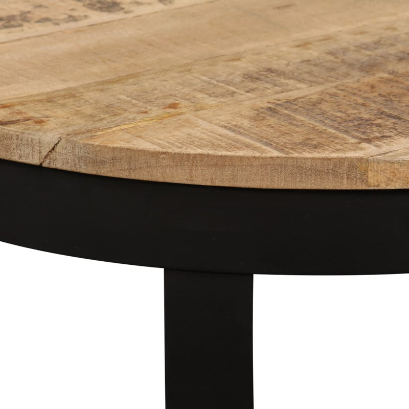 Coffee Table Solid Rough Mango Wood 60x40 cm Payday Deals