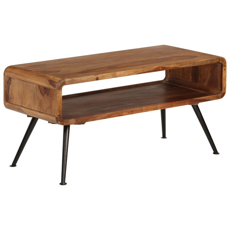 Coffee Table Solid Sheesham Wood 95x40x45 cm Payday Deals