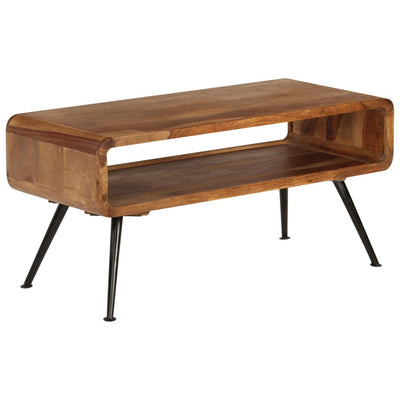 Coffee Table Solid Sheesham Wood 95x40x45 cm Payday Deals