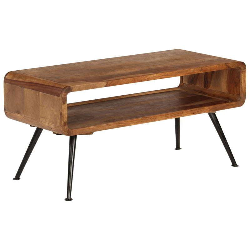 Coffee Table Solid Sheesham Wood 95x40x45 cm Payday Deals