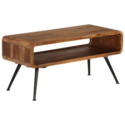 Coffee Table Solid Sheesham Wood 95x40x45 cm Payday Deals