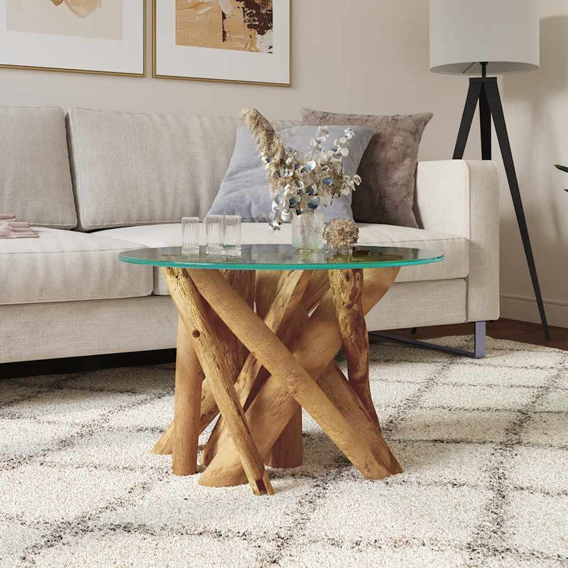 Coffee Table Solid Teak 60 cm Payday Deals