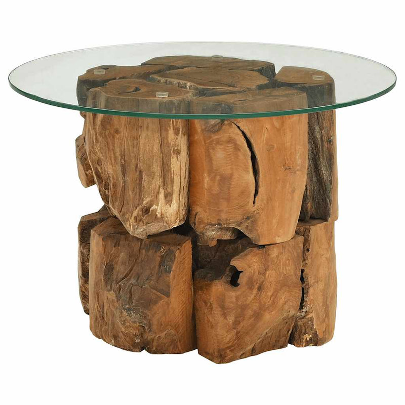 Coffee Table Solid Teak Driftwood 60 cm Payday Deals